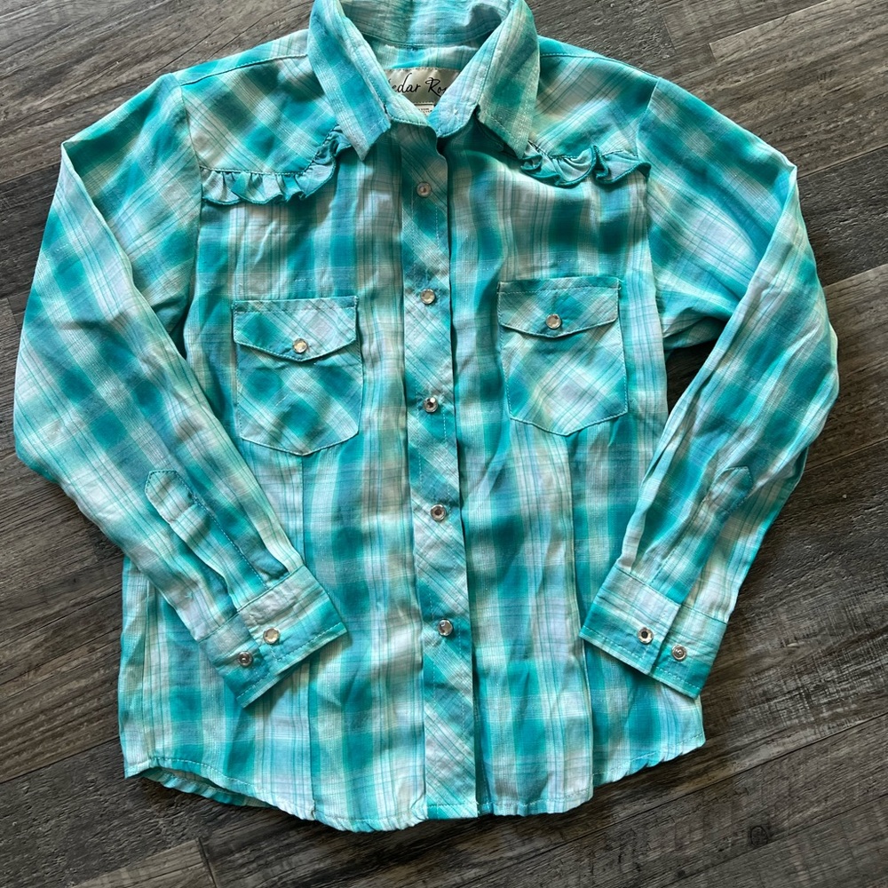Cedar Rose Button Down Western Shirt